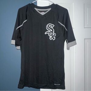 Chicago White Sox Majestic Black and Gray Men's Jersey Medium